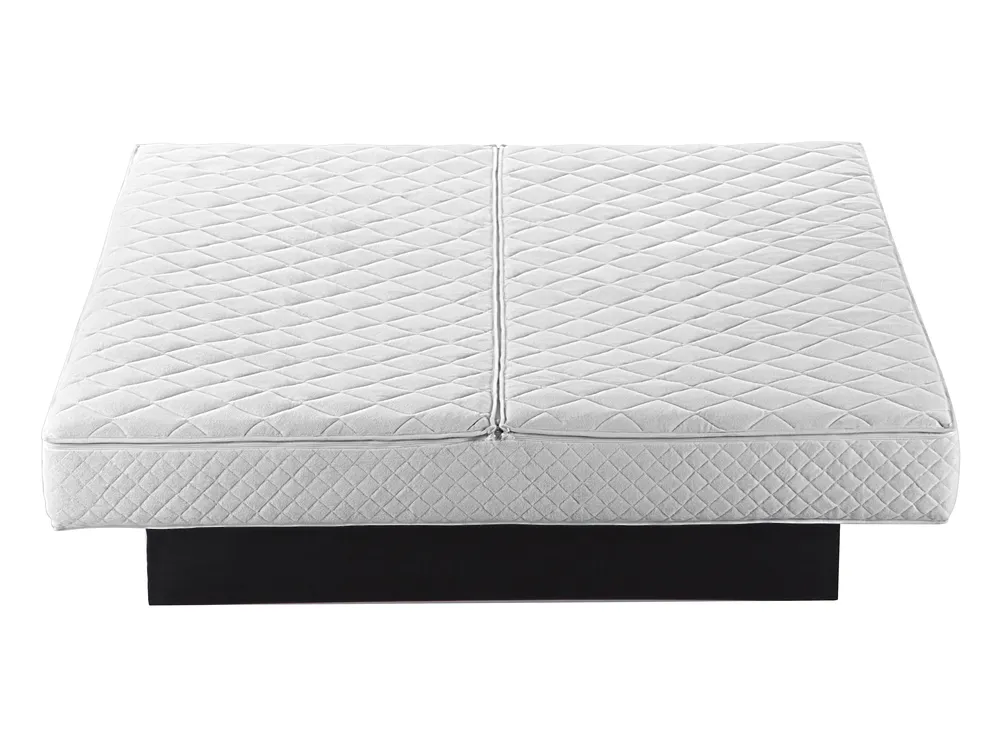 Wasserbett Stoff BELFORT 160 x 200 cm Hellbeige_849979