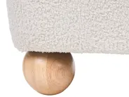Sofa 3-Sitzer RATTVIK Bouclé Cremeweiß_1066697