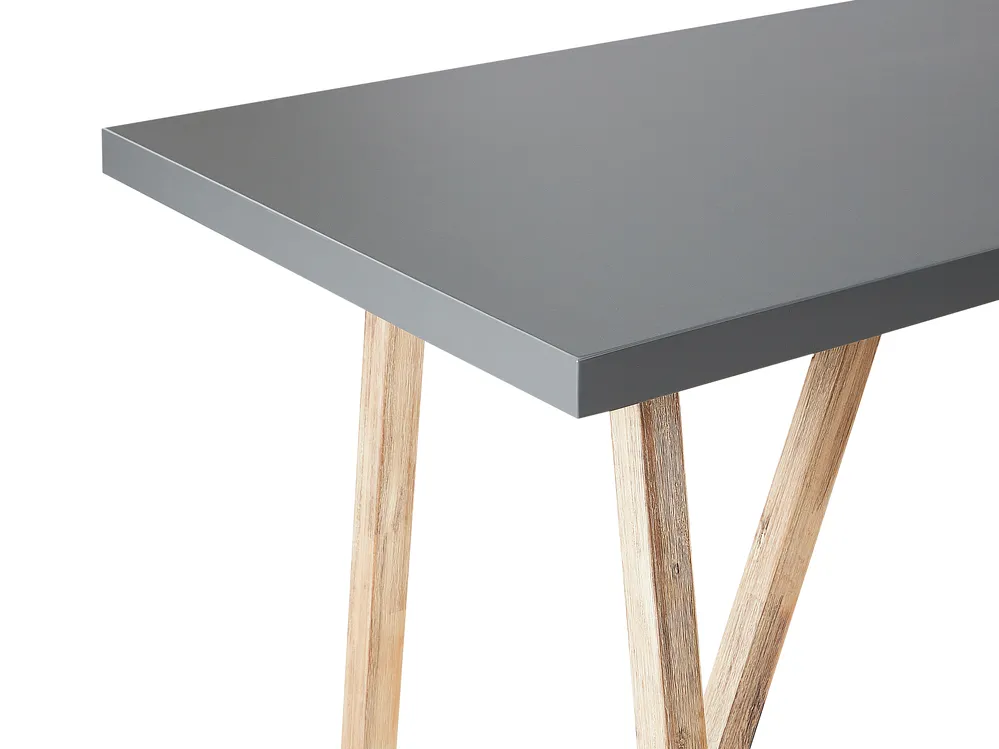 Garten Bartisch TALAMONE 140 cm 70 cm Grau_932216