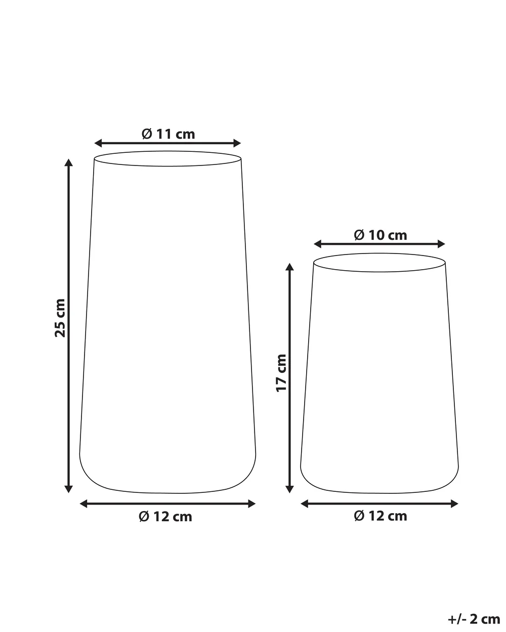 Decorative Vase KULCHE 25/17 cm Glass Transparent_823827