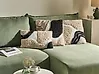 Dekokissen 3er Set ALSTONIA 30 x 50 cm 45 x 45 cm Baumwolle Schwarz Abstraktes Muster