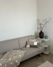 Schlafsofa 2-Sitzer YORK Stoff Beige_973911