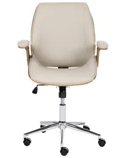 Office Chair BENDRA Faux Leather Taupe_1080764