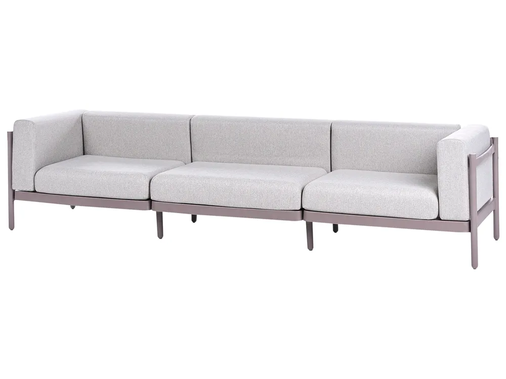 Gartensofa 3-Sitzer FERRETTI Taupe_1058058