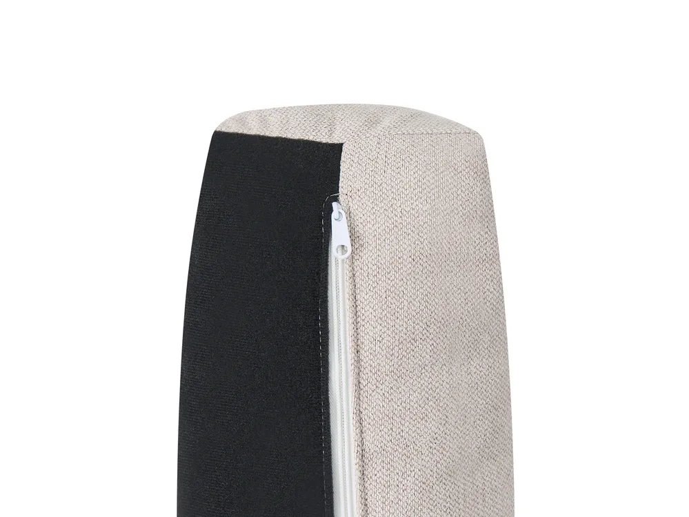 Ecksofa 5-Sitzer VENG Stoff Hellbeige linksseitig_1009683