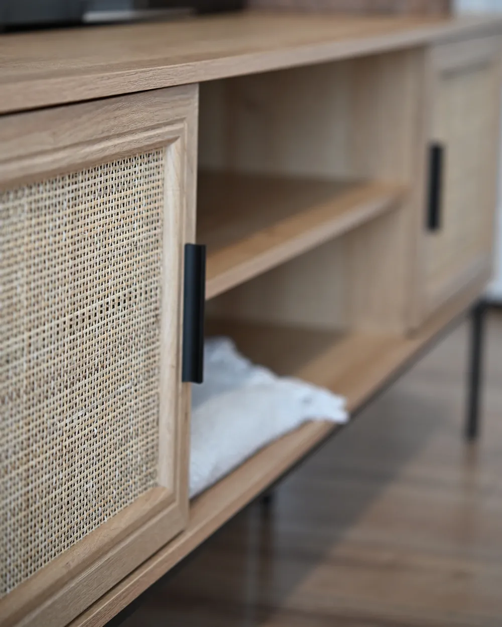 TV-Möbel PASCO Rattan Hellbraun_1056566