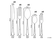 Besteckset 30-teilig PICI Silber_1184669