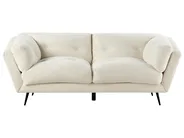 Sofa 3-Sitzer LENVIK Bouclé Weiß_939268