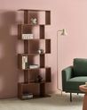 Bücherregal mit 6 Ebenen VALDOSA 191 cm Dunkelbraun