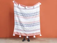 Kuscheldecke CUBUK 130 x 150 cm Bunt_864020