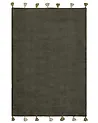 Kinderteppich KODINHI  Dunkelgrün 140 x 200 cm Baumwolle