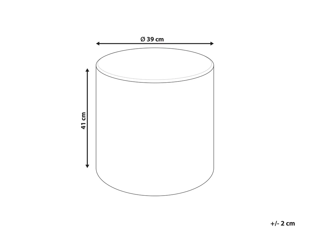 Pouffe MOAB Boucle White_876698