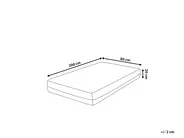 Memory-Schaummatratze MEMORY BALANCE PLUS H2/3 Mittel 80 x 200 cm_808028