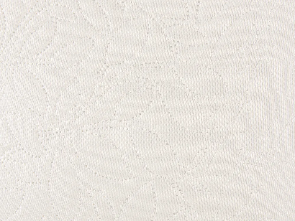 Tagesdecke mit Kissen RUDKHAN 160 x 220 cm Cremeweiß_821922