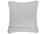 Throw Cushion KIZKALESI 45 x 40 cm Cotton Grey Geometric Pattern_753333