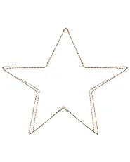 Set od 2 božićne ukrase LED ITALLA 30/38 cm Zvijezda Zlato_1163742