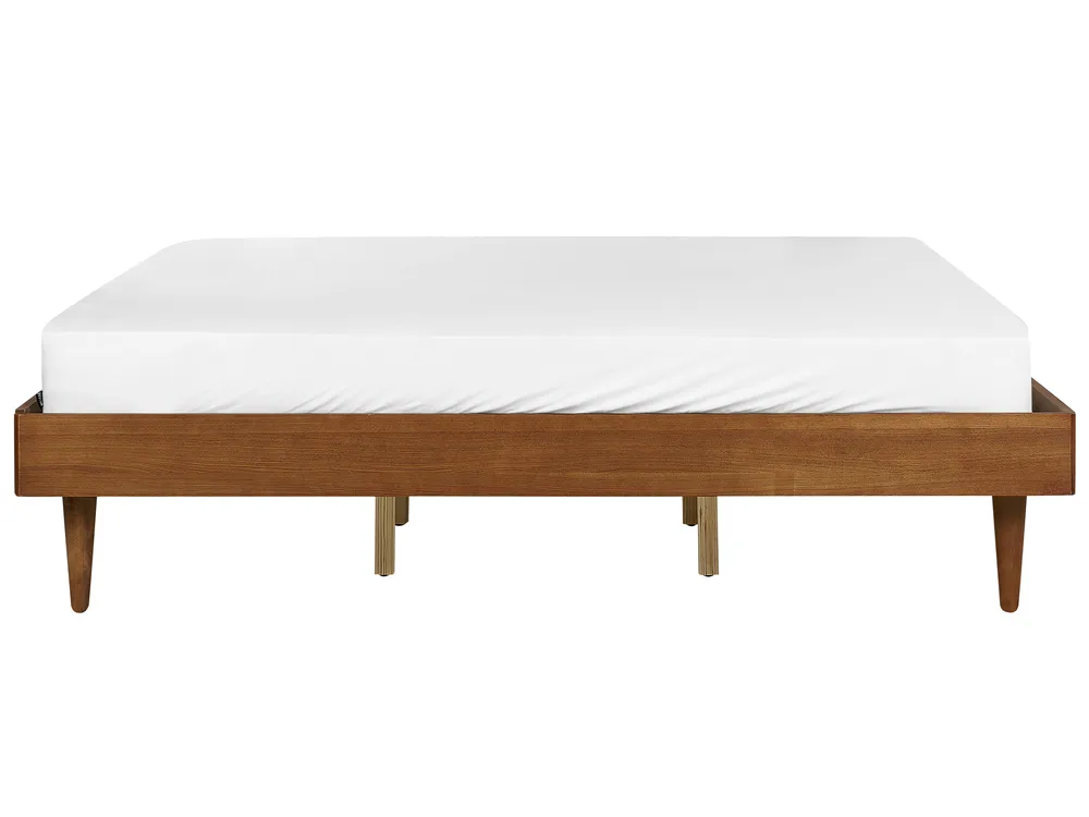 Bett mit LED TOUCY 180 x 200 cm Braune Esche_909730