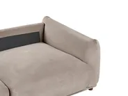 Living Room Set 5 Seater JUBEK Velvet Taupe_1077927