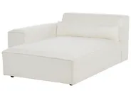 Modul Ecksofa 3-Sitzer HELLNAR Bouclé Cremeweiß rechtsseitig_911385