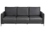 Sofa Set 6-Sitzer CILENS Stoff Schwarz_1120398