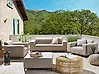 Lounge Set mit Tisch 5-Sitzer ROVIGO Beige