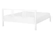 Bed Pine Wood VANNES 140 x 200 cm (EU Double) White_752628