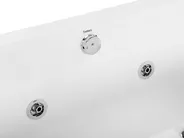 Corner Hot Tub with LED MOOR 1730 x 810 mm White_773056