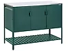 Outdoor-Küchenschrank MAENZA Grün Metall