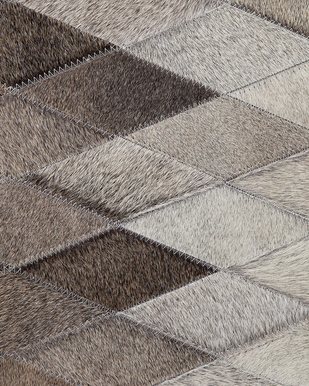 Rug MALDAN Beige 160 x 230 cm Leather_742834