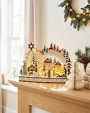 Weihnachtsdekoration LED KORIA 31 cm Hellbraun_1175960