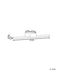 LED Spiegel- und Bilderleuchte CASAL Metall Schwarz_1009727