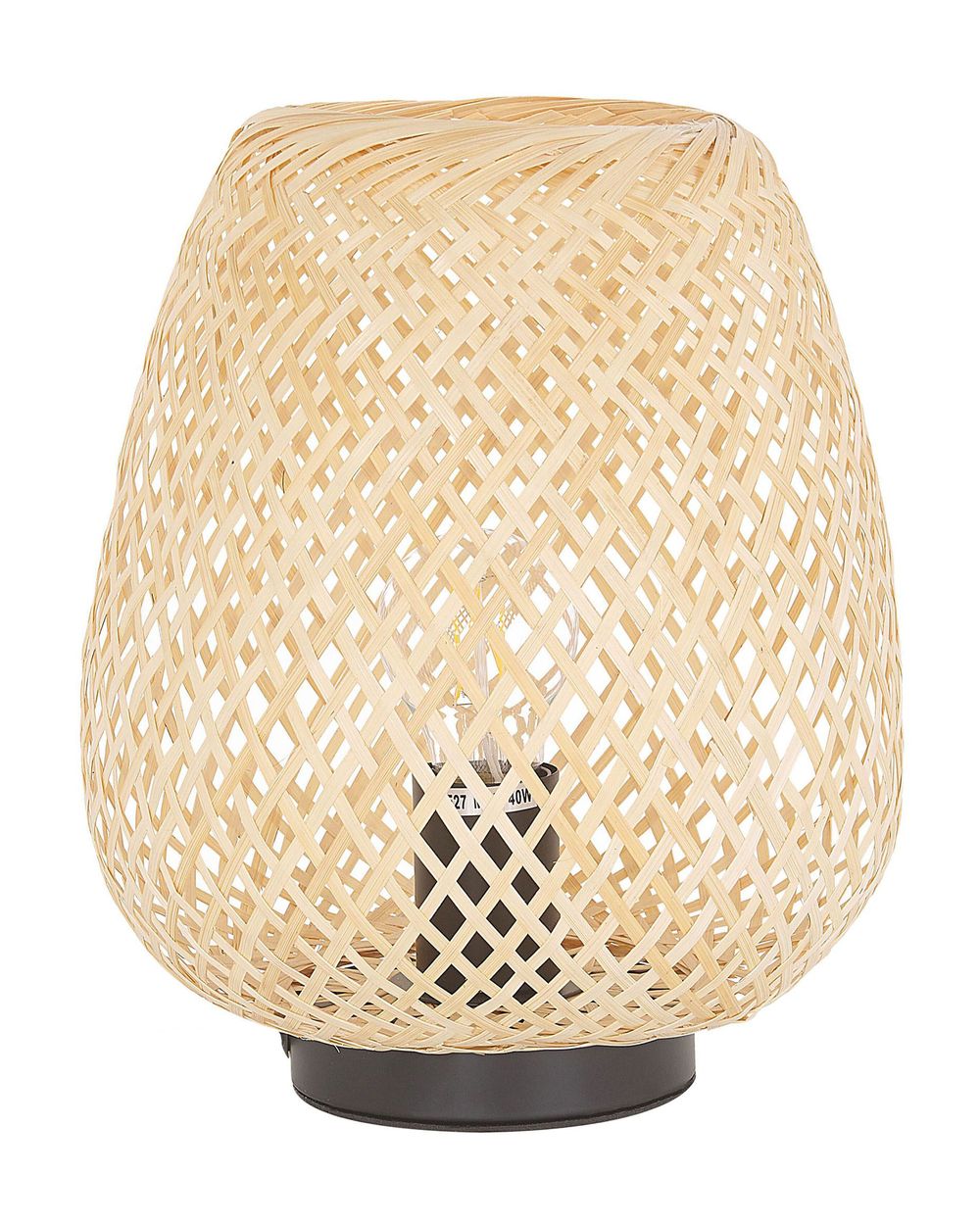 Tafellamp BOMU Bamboe Lichtbruin