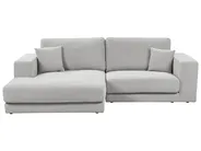Corner Sofa 3 Seater LOFOTEN Fabric Light Grey Right Hand_900446