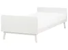 Bett mit Lattenrost Kiefernholz BONNAC 90 x 200 cm Weiß