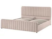 Bett mit Stauraum LUNAN Bouclé Beige 180 x 200 cm_1048466