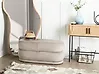 Polsterbank ELLENDALE Samtstoff Taupe