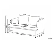 Sofa 2-Sitzer RATTVIK Bouclé Cremeweiß_1066680