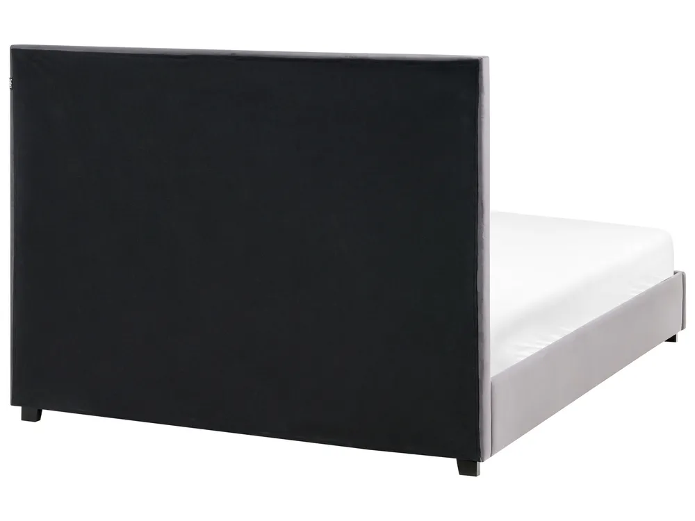 Vodeni krevet Samet ROUEN 140 x 200 cm Tamnosivi_1004695
