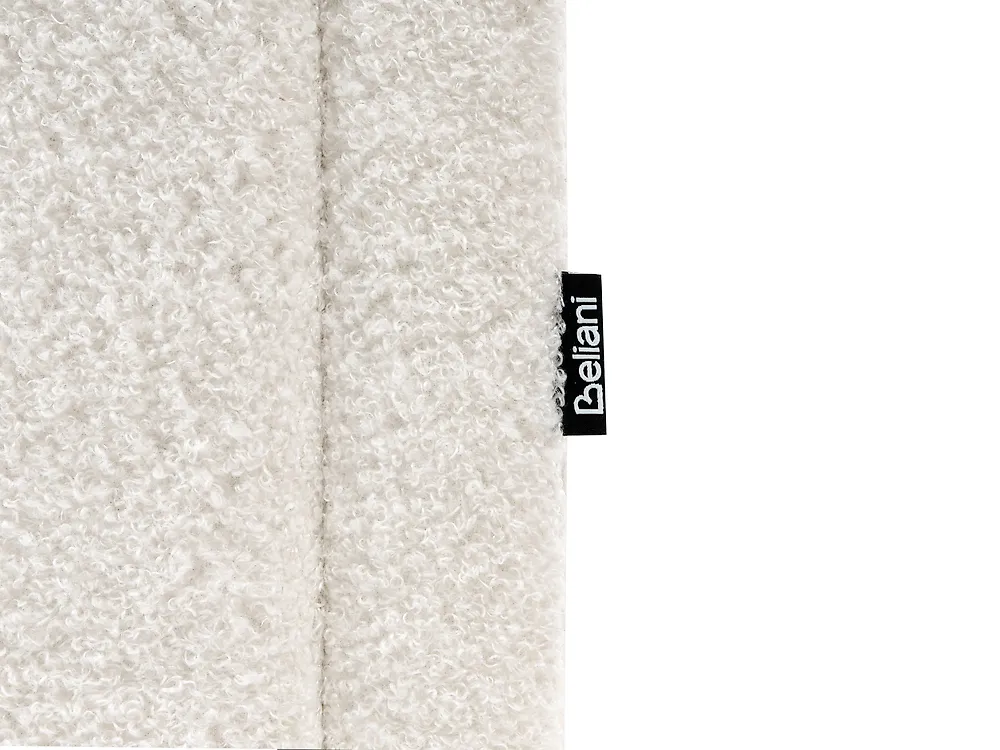 Ottoman Bed without Headboard DINAN Boucle Off-White 120 x 200 cm (EU Small Double)_1188207