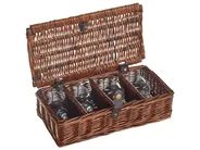 Picknickkorb PRUNEAU Geflecht Braun_964041