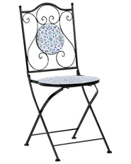Bistro Set klappbar CHAPECO Metall Schwarz_986292