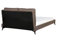 Bett mit Lattenrost Bouclé MELLE 160 x 200 cm Braun_965705
