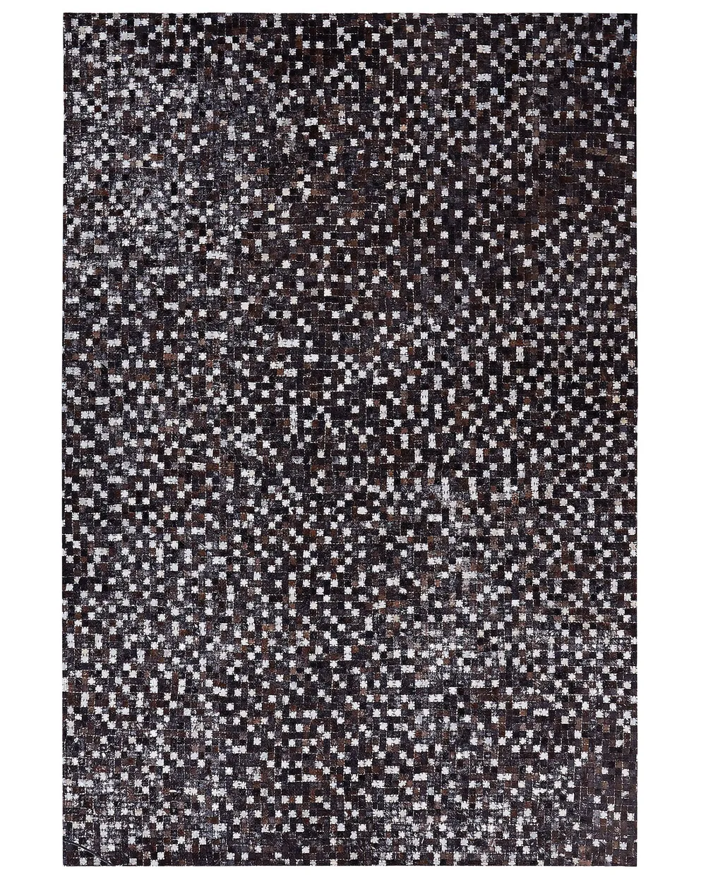 Teppich AKKESE Braun 140 x 200 cm Echtleder_764587