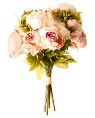 Künstlicher Blumenstrauß RAPOSA 45 cm Pastellrosa_1028423