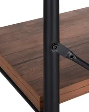 Regal mit 4 Ebenen BRISBANE 160 cm Dunkelbraun_758761