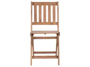 Bistro Set klappbar FEBBIO zertifiziertes Akazienholz Braun_985770