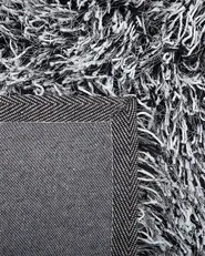 Zottelteppich CIDE Schwarz / Weiß 200 x 300 cm_746820