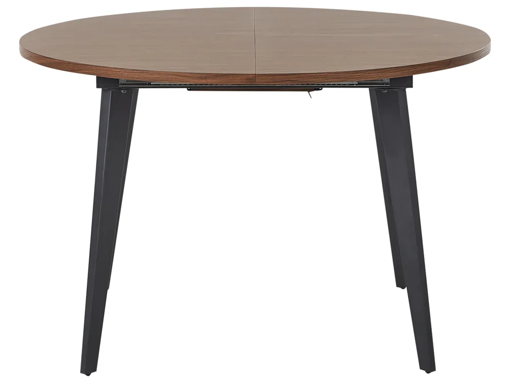 Ausziehbarer Esstisch BOVINA Dunkelbraun 120/150 cm 120 cm_962092