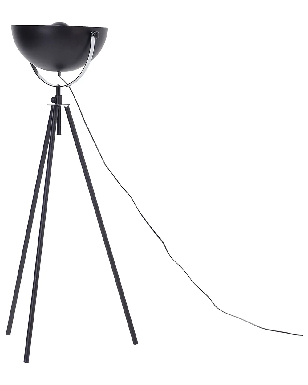 Floor Lamp THAMES Metal Black_695905