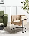 Sessel LARVIK Bouclé Beige